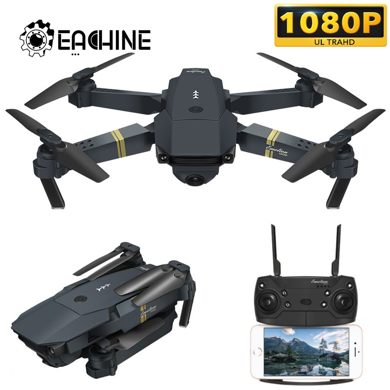 Eachine E58 WIFI FPV With Wide Angle HD 1080P Camera Hight Hold Mode Foldable Arm RC Quadcopter Drone X Pro RTF Dron For Gift