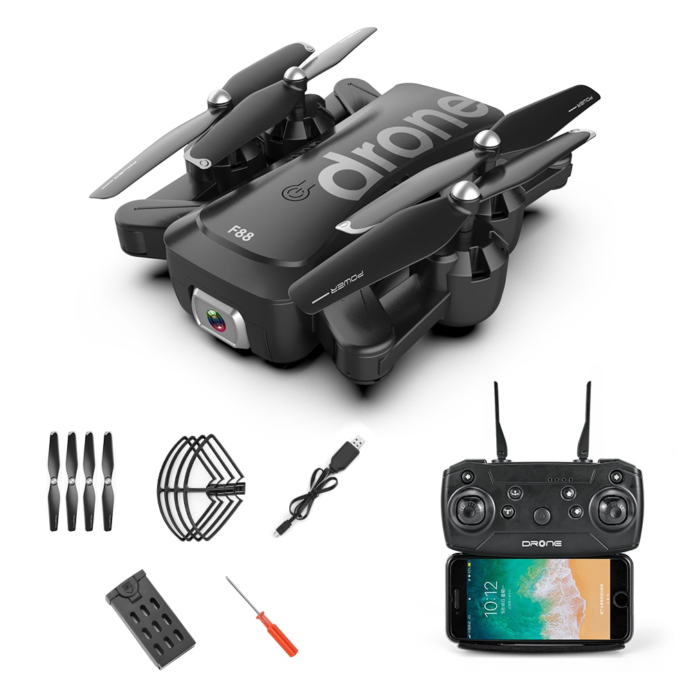 F88 Quadcopter Drone 4K RC Helicopter Toy Mini Drone GPS FPV Drones With Camera HD Profissional Quadrocopter With Camera RC Toys