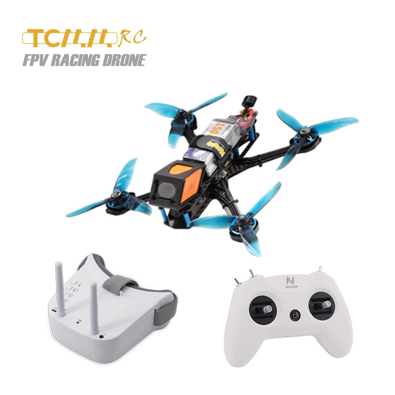 TCMMRC racing fpv drone kit With remote control fpv glasses 2306 2450KV 5 Inch 30A ESC FPV Racing Drone RC Qudcopter